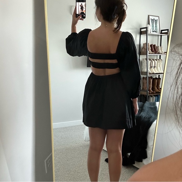 Forever 21 Black Mini Dress - Picture 4 of 7